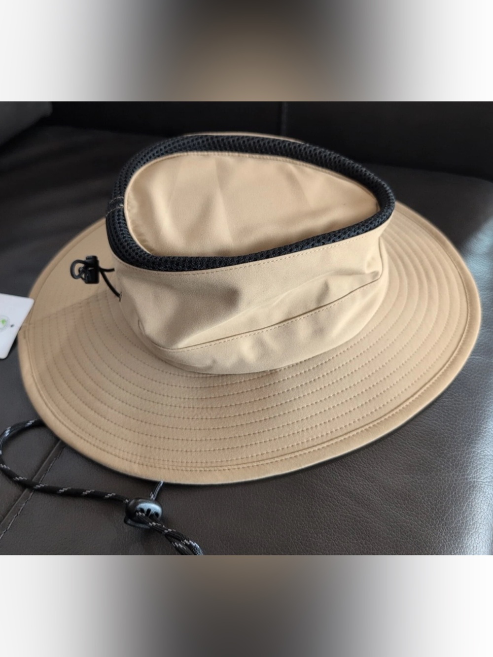 NWT! Ozark Trail Unisex Outdoor Floatable Adjustable S/M Explorer Tan Sun Hat - Picture 11 of 11